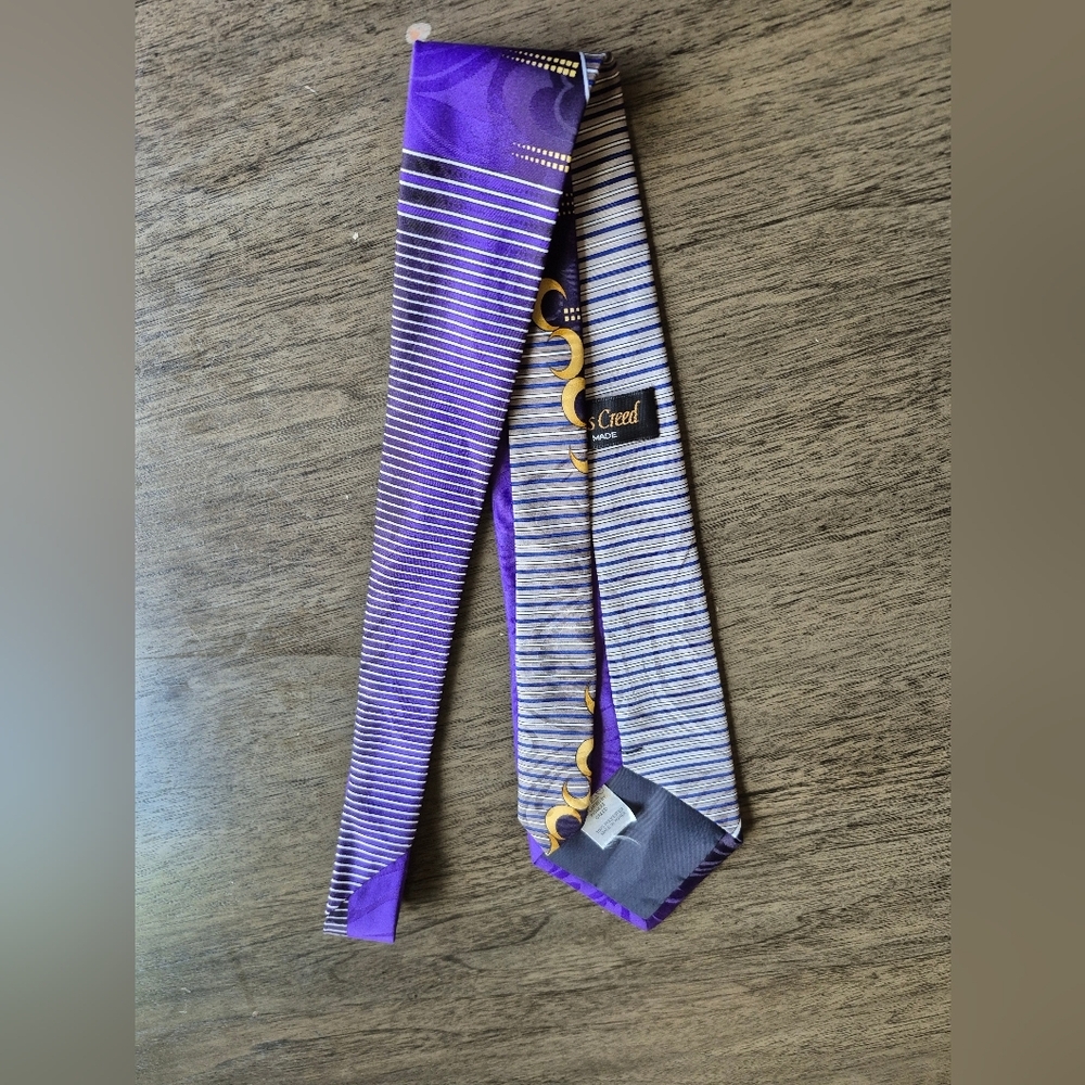 1990s Abstract Tie Men's Neck Ties Bold Art Deco Atristic Fashion Clothing  56X4 - Picture 8 of 8